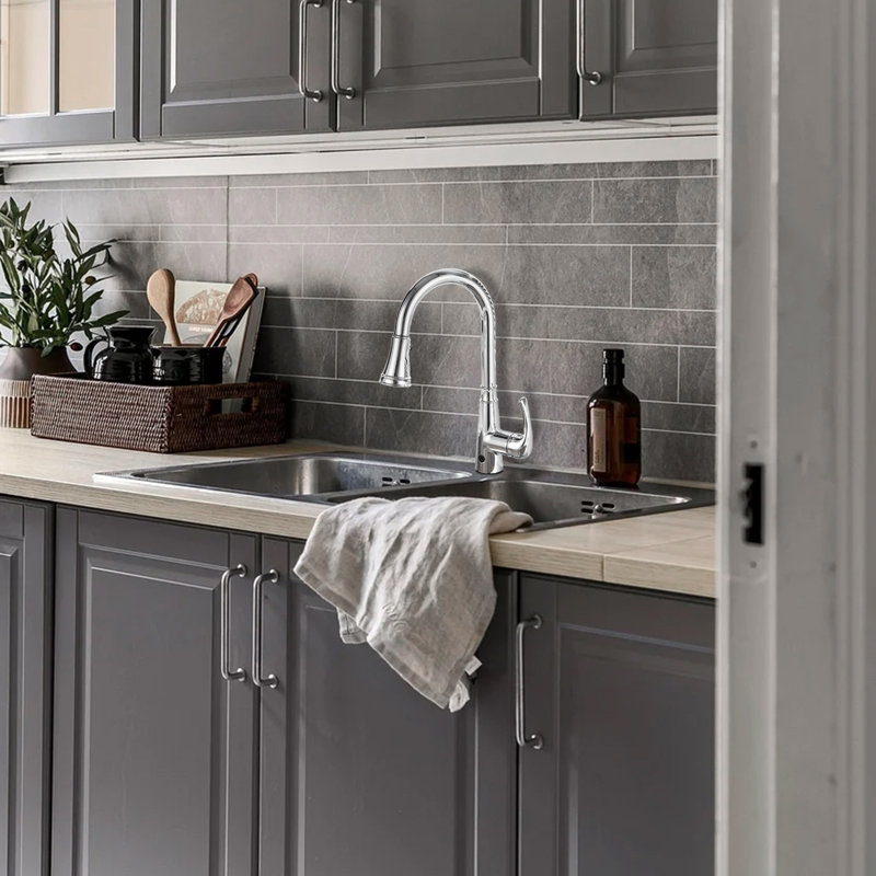 Cobbe Pull Down Touchless Kitchen Faucet, Chrome