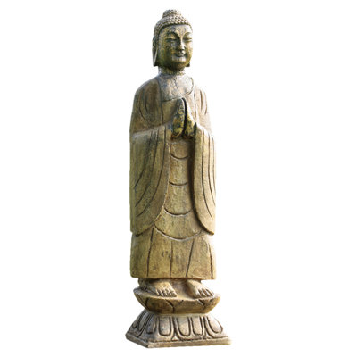 Meditating Buddha Garden Statue