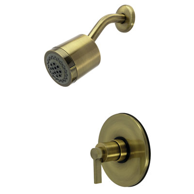 Robinet de douche à pression équilibrée à poignée simple Kingston Brass NuvoFusion