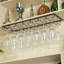 Hanging Wine Glass Rack Black-1870279926