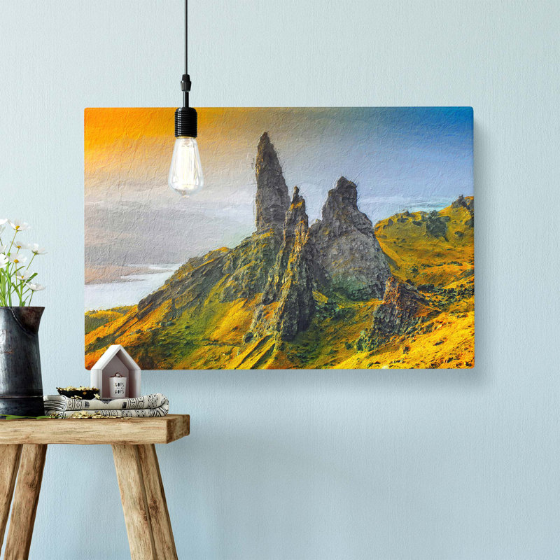 The Old Man of Storr in the Isle of Skye Scotland - Wrapped Canvas, 50.8 cm H x 76.2 cm W