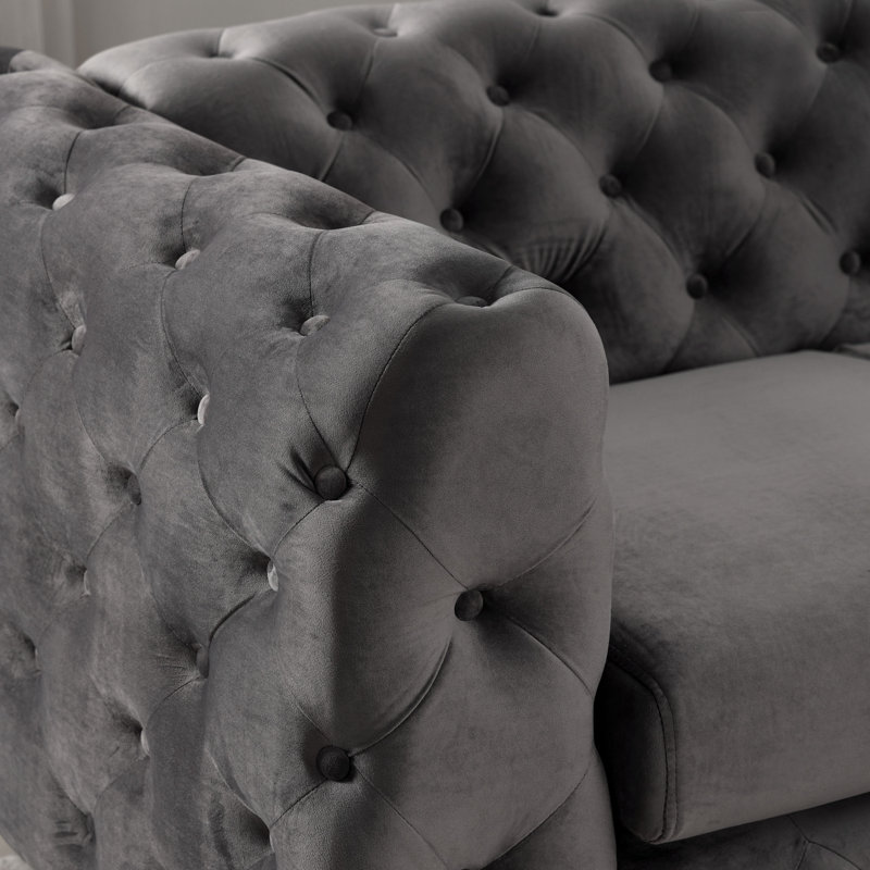 Fauteuil Hedin, Gris foncé