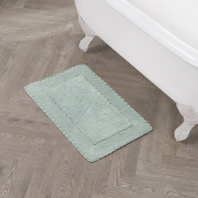 Laura Ashley Ruffle 100% Cotton Bath Rugs