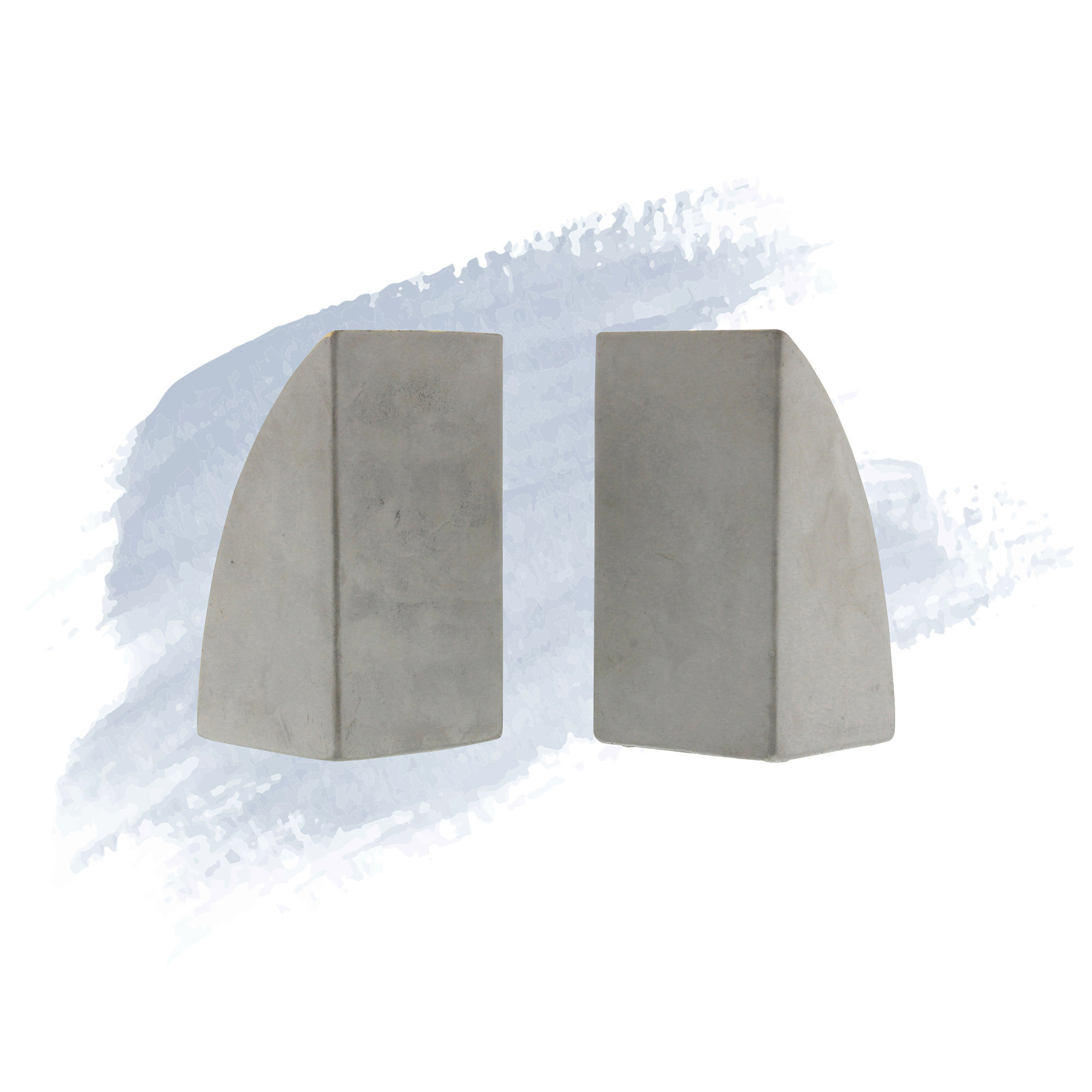 Wrought Studio Geometric Arch Industrial Bookends & Reviews - Wayfair ...