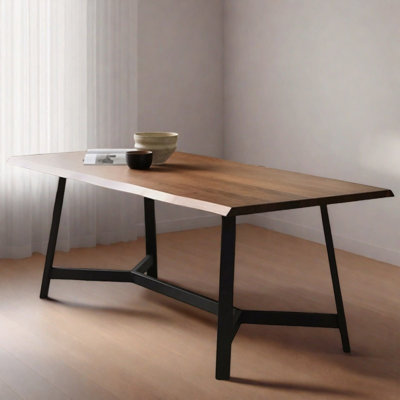 Modern simple solid wood dining table