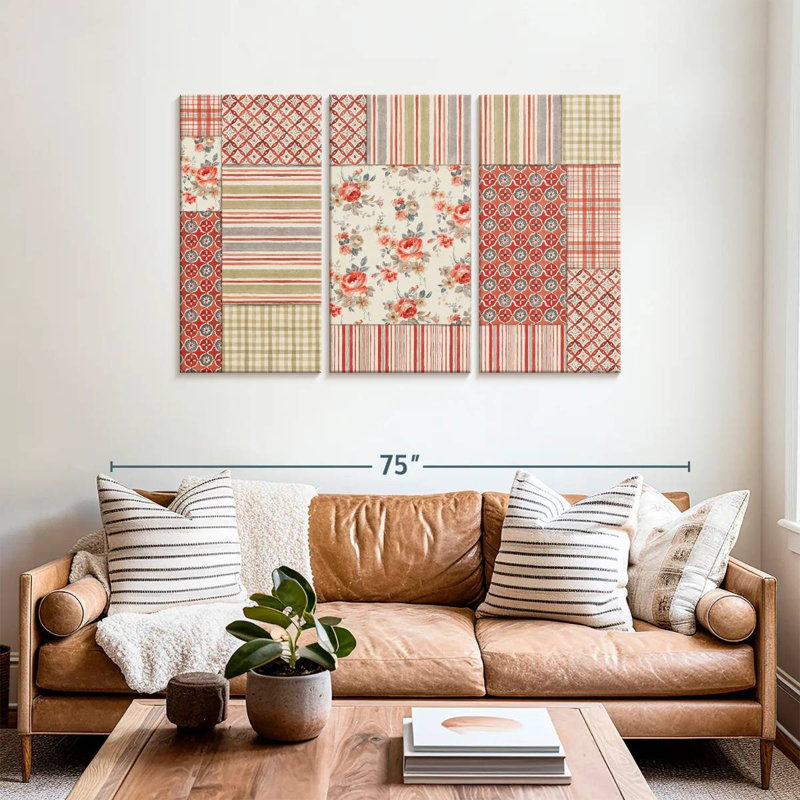 Kerner Farm Patchwork III, 36" H x 57" W