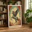 Winged Horse in Flight Art Deco 1 Piece Wrapped Canvas Wall Art-136704648-136704650