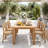 7- Piece Outdoor Dining Set With Wood Table-2045964952