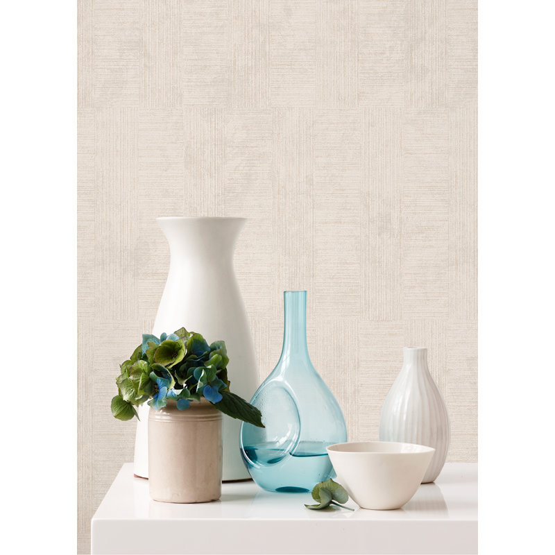 Rouleau de papier peint L 33 pi x l 20,9 po Aramen, Crème