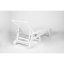 Chaise d'extérieur à 5 positions avec porte-gobelet et mouvement facile pour le patio