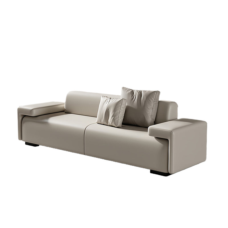 Banc de bout de lit moderne pour canapé rembourré, H 23,62 po x l 70,86 po x P 19,68 po, Blanc cassé