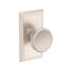 Solvang Passage Knob with Chamfered 5in Rose in Venetian Bronze-12918980