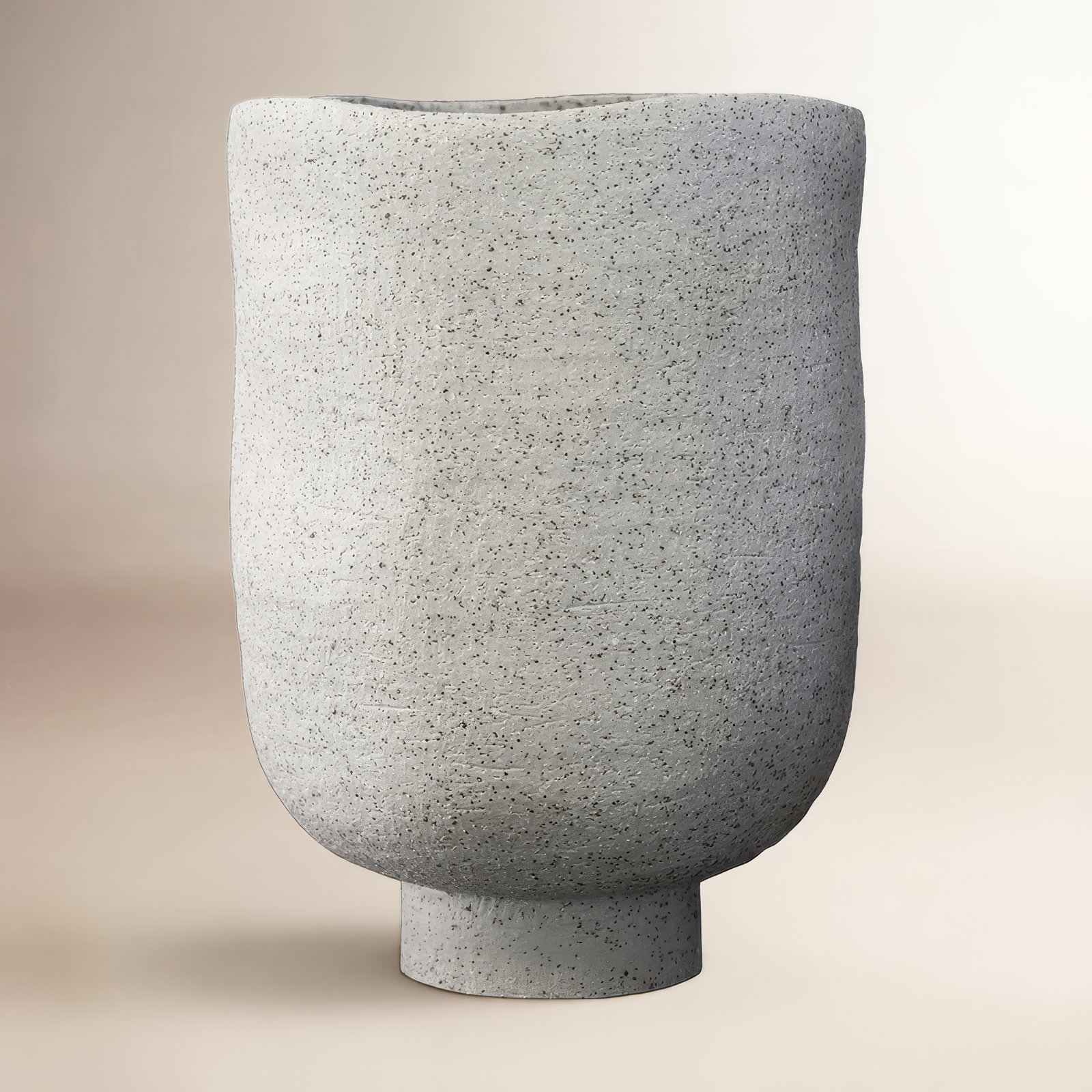 Beirne Earthenware Table Vase, Sand