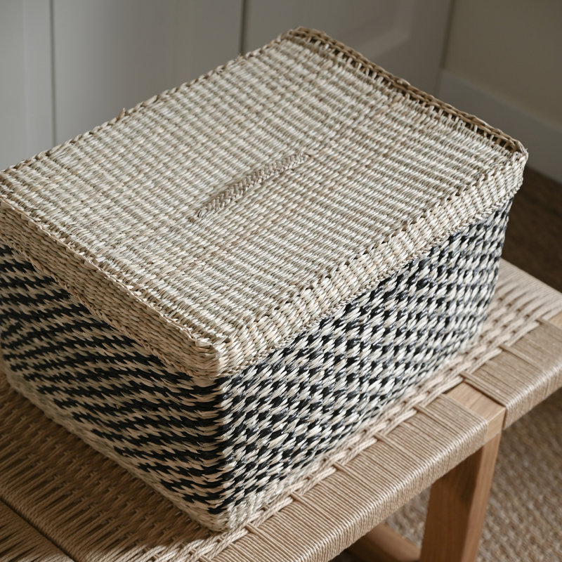 Kona Seagrass Basket with Lid - Large, 40 pt