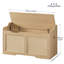 Banc de rangement en bois manufacturé Beverlyann
