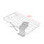 Coussin convertible 35,43 po en similicuir noir-130031815