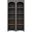 Armoire de cuisine grise H 72 po avec tablettes réglables, pour salle à manger, bibliothèque de bureau, tablettes de cuisine, bureau, rustique-2058031469