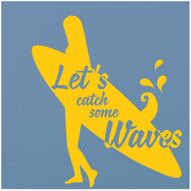 Nautical & Beach Wall Decal, Dark Yellow