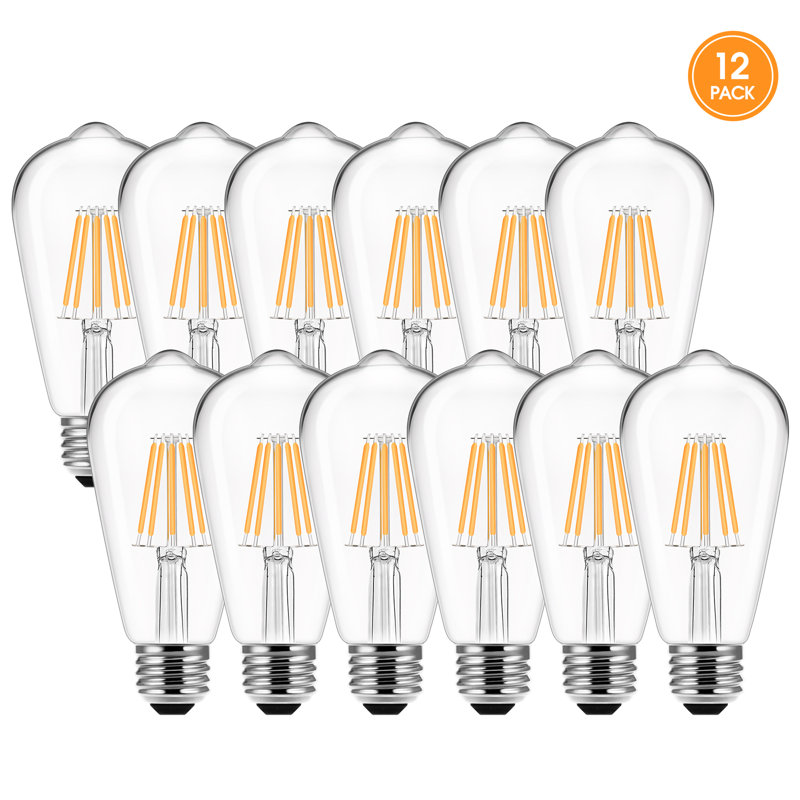Base d'ampoule DEL 6 watts ST58 (2700K)