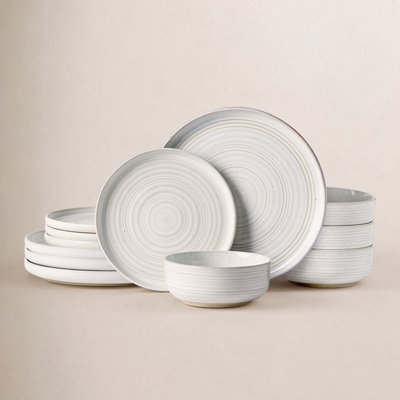 12-Piece Stoneware Dinnerware Set