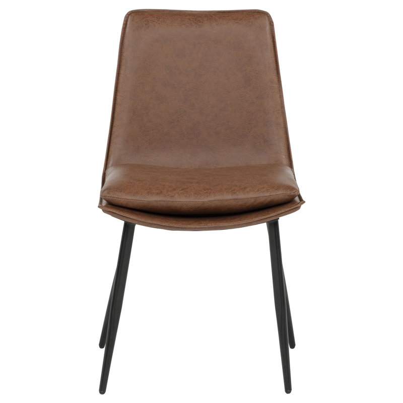 Chaise d'appoint rembourrée Bozhidar (ensemble de 2)