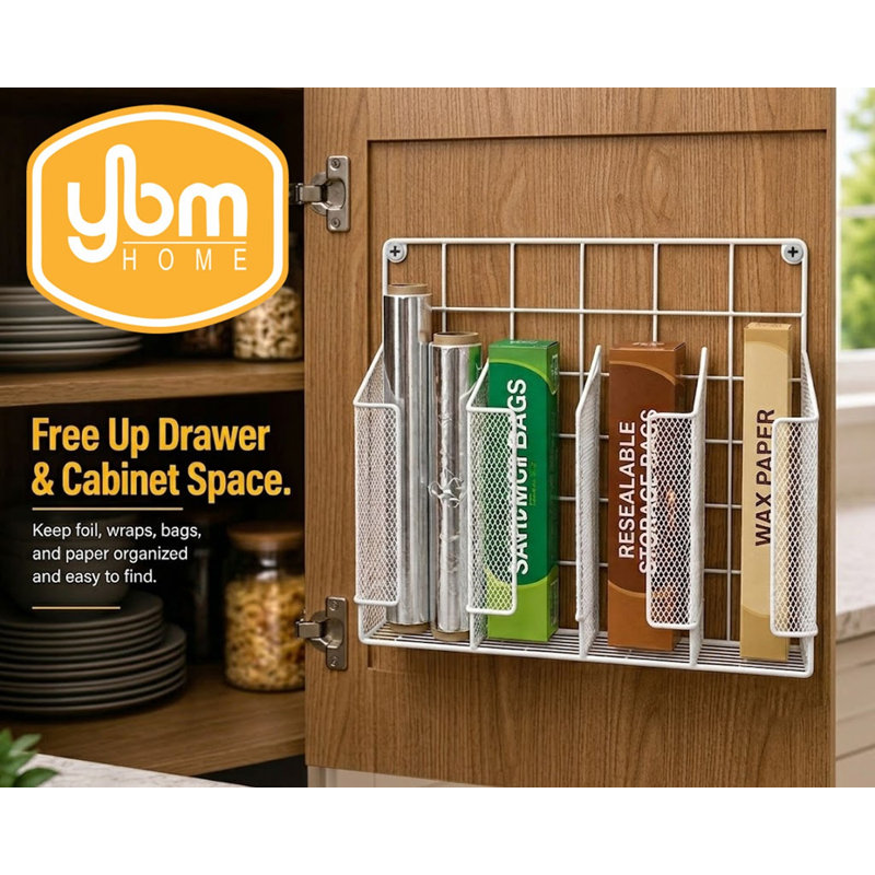 Steel Cabinet Door Organizer