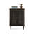 Retro Black Solid Wood Sideboard