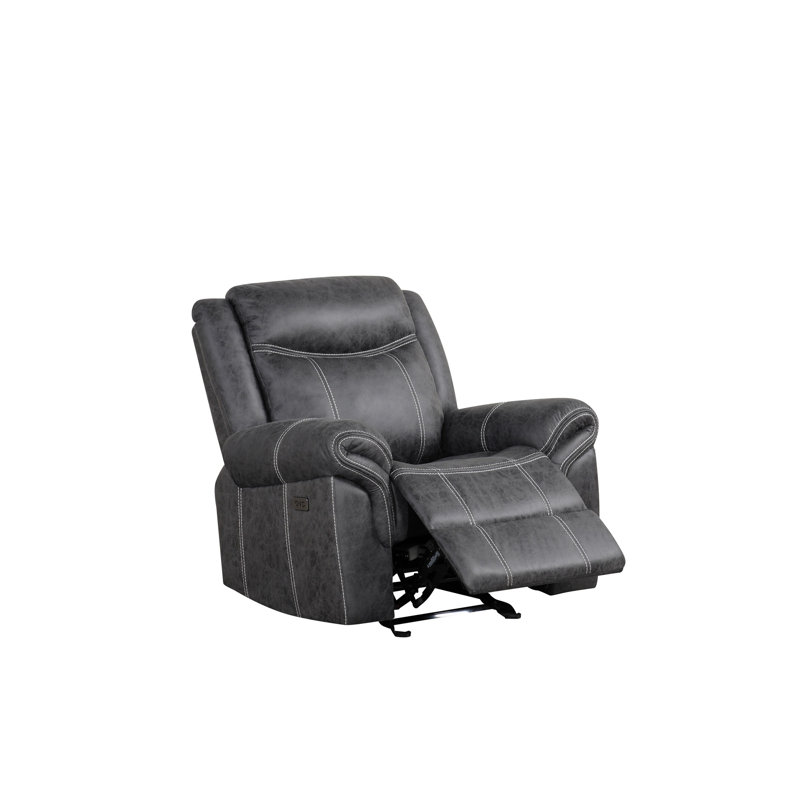 Fauteuil inclinable Zubaida, Gris foncé