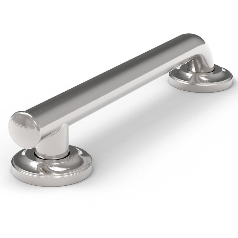 Barre d'appui 16 po Ameriluck, L 12 po, Nickel brossé