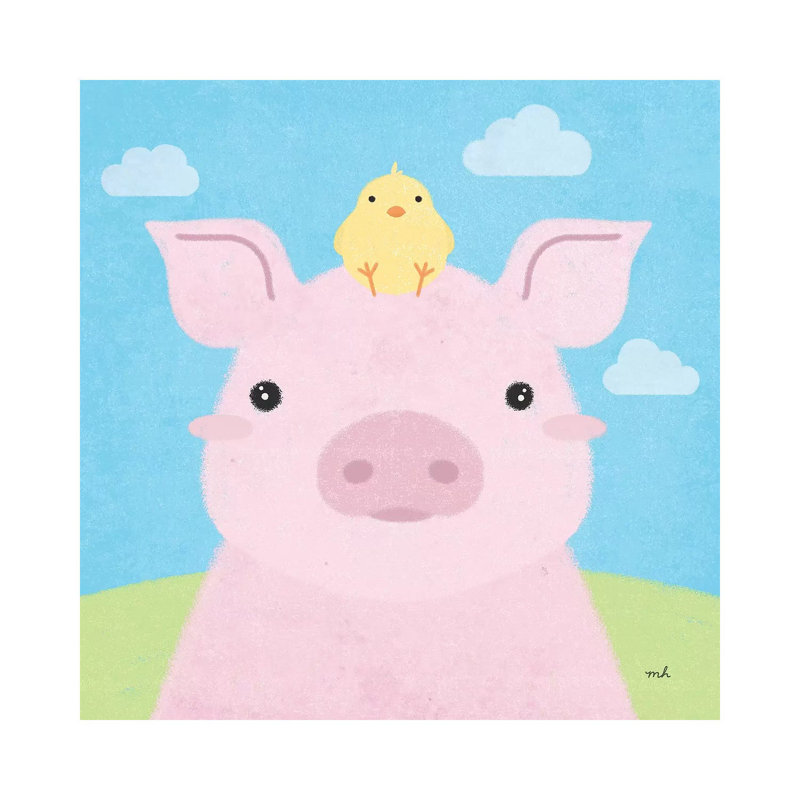 Barn Buddies II by Moira Hershey - Wrapped Canvas Gallery-Wrapped Canvas Giclée, 45.72 cm H x 45.72 cm W x 1.91 cm D