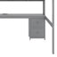 Lit mezzanine double avec bureau, armoires, tiroirs et station de charge-1672545134