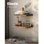 Tablettes flottantes en bois d'acacia pour mur