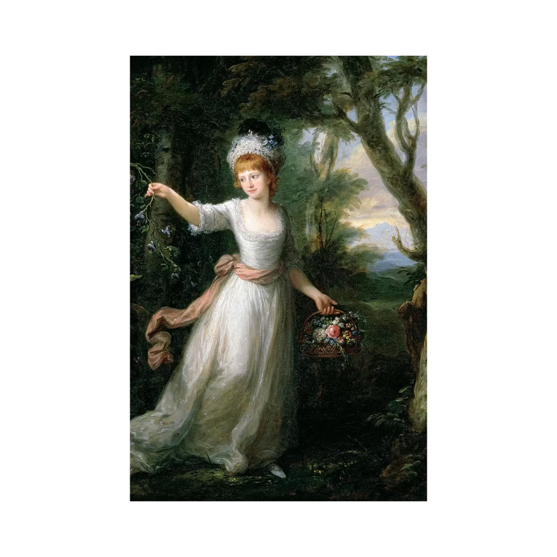 Portrait Of Henrietta Laura Pulteney by Angelica Kauffmann - Wrapped Canvas Painting, 45.72cm H x 30.48cm W x 1.91cm D