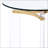Gold Finish End Table