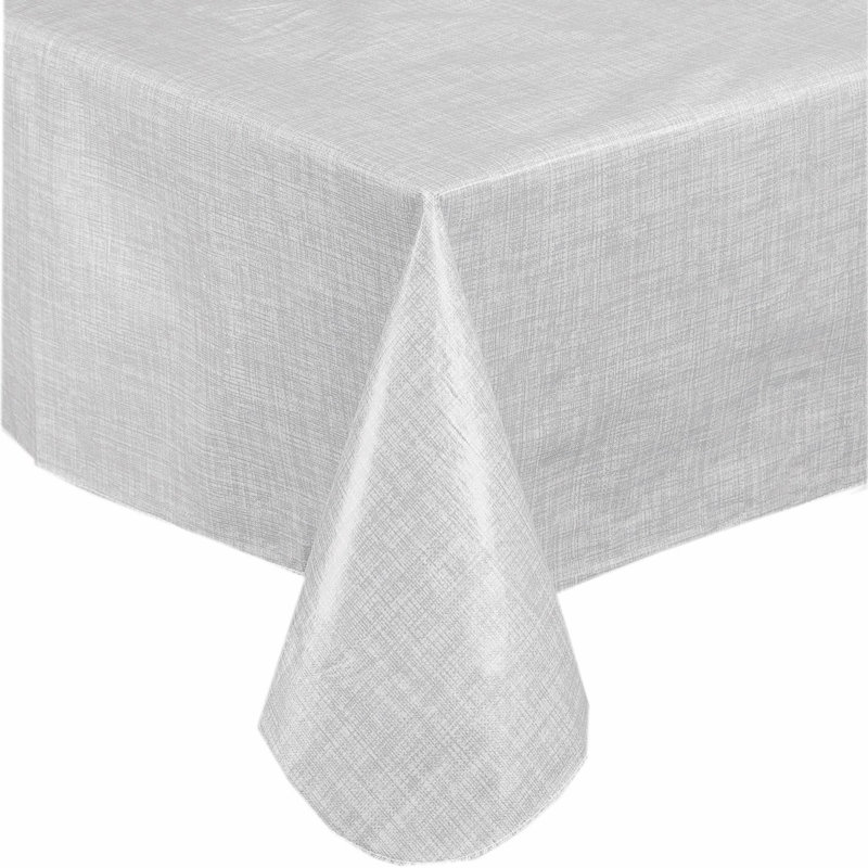 Frankly Solid Color Tablecloth, White, 108" x 52" Rectangle