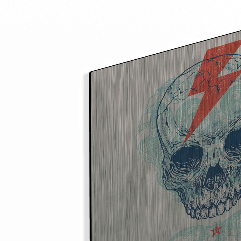" Skull Bolt " by Rachel Caldwell, 12" H x 12" W