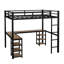 Lit mezzanine en métal avec bureau et tablettes-549762559-549762557