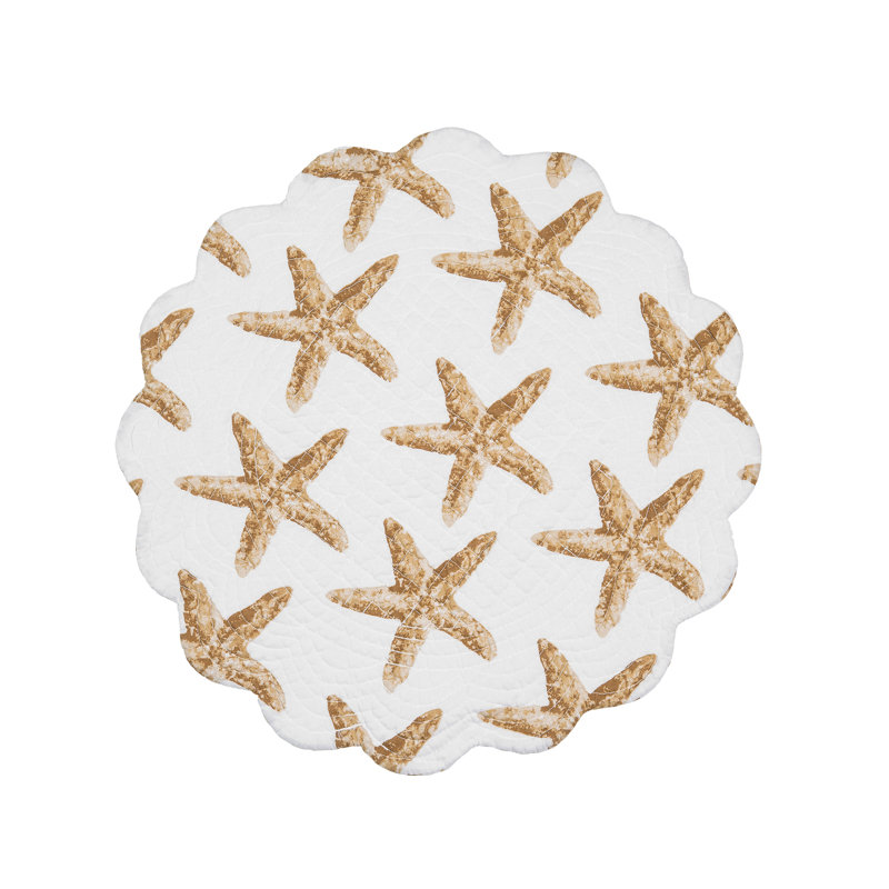 Ensemble de napperons en coton 6 pièces Sandbridge Stars