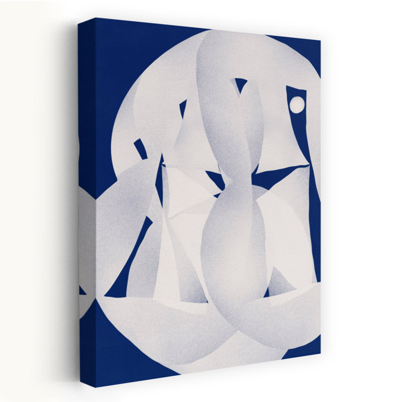 Contemporary Art Abstract Modern Art by Little Dean - Wrapped Canvas Print, 60.96 cm H x 40.64 cm W