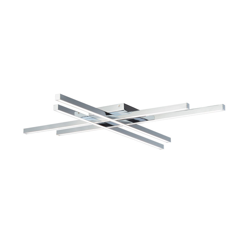 Rendon 1 - Light LED Flush Mount, Chrome, 32"