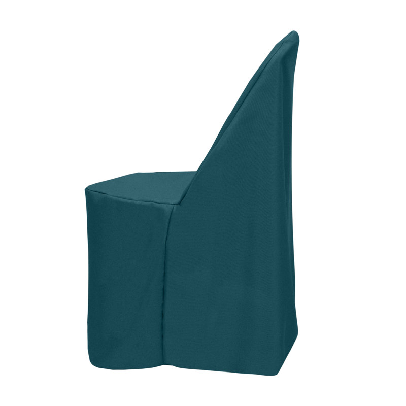 Housse pour chaise de salle à manger, Mélange de polyester bleu sarcelle