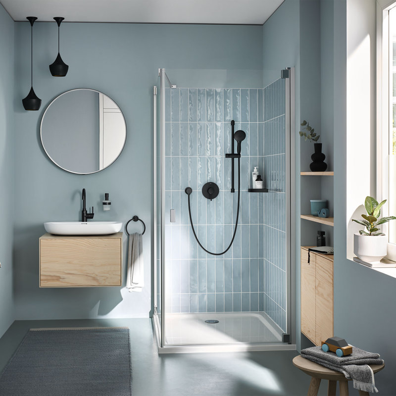 Tempesta 110 Round 3-Spray Hand Shower, Matte Black, 1.5 GPM
