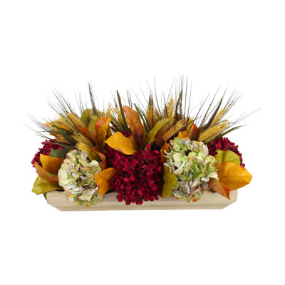 Himmelmann Polysilk Hydrangea Arrangement in Planter