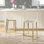 Cyrus Counter Stool with Metal Frame