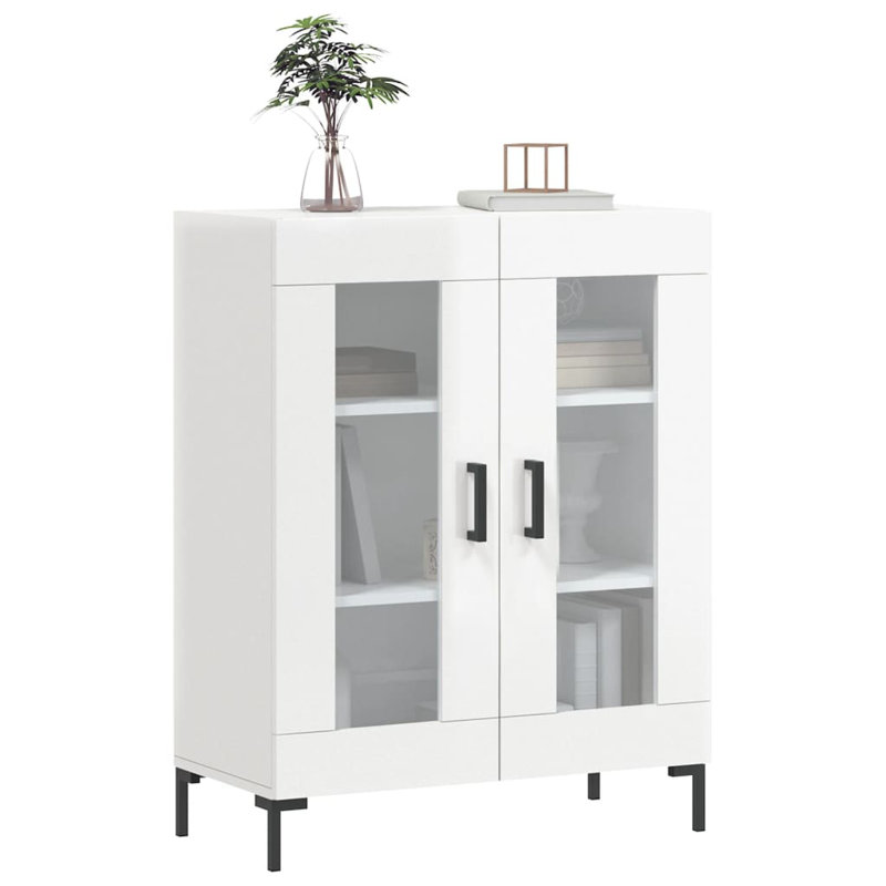 Manisa Display Cabinet, High Gloss White