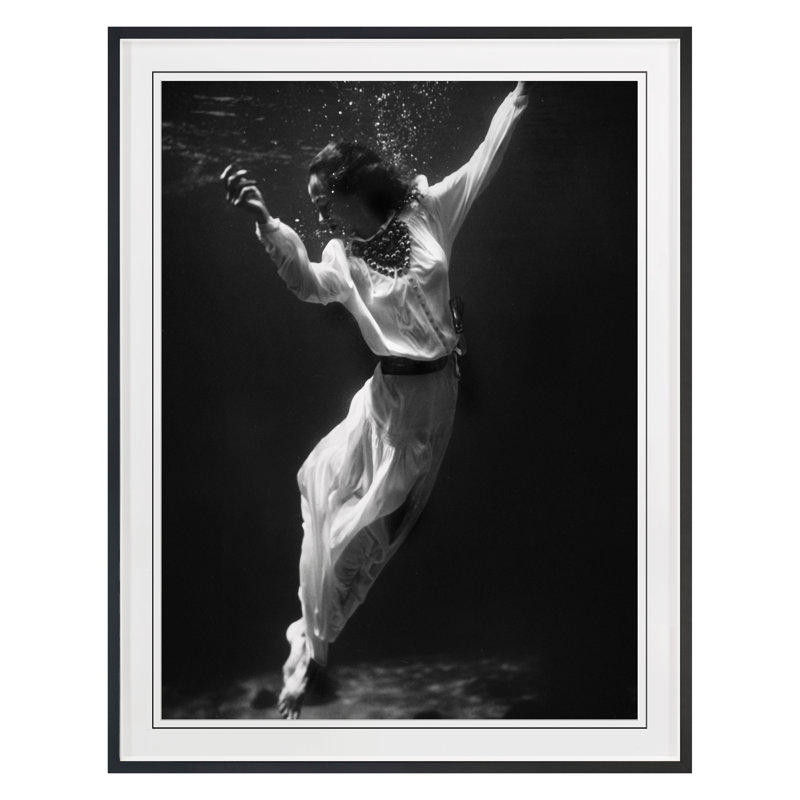 Floating 2 Print by Grand Archives, Black Framed, 34" H x 27" W