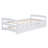 Twin Size Platform Bed with Trundle-117190687