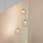 Luminaire suspendu en verre clair Vine 3-94559849