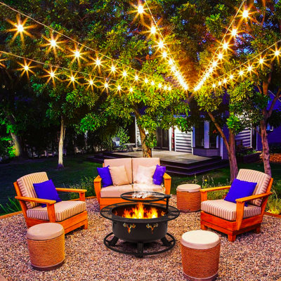 Bulle Round Iron Wood Burning Fire Pit