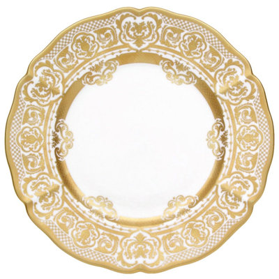 Carlsbad Queen White Bone China Charger